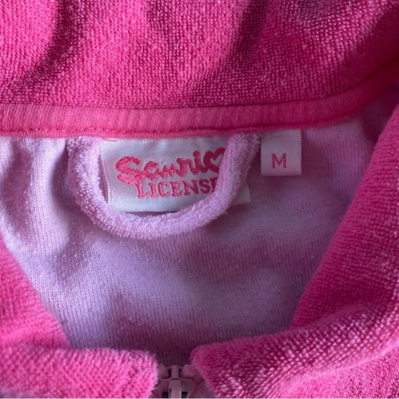 Y2K Sanrio My Melody dress tunic zip up beach cover up terry cloth - Picture 11 of 13